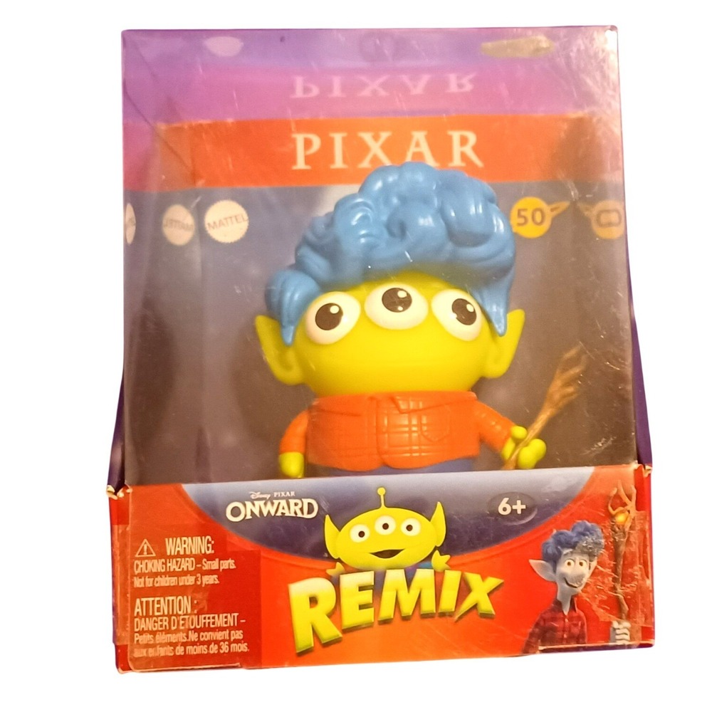 NEW IN BOX Disney Pixar Mattel Alien Remix Onward Ian Lightfoot #50 Figure